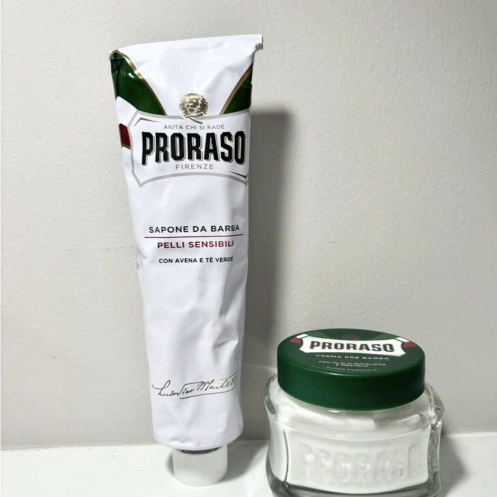 Proraso Shaving Cream and Pre Shave Cream 2 Set Pack New